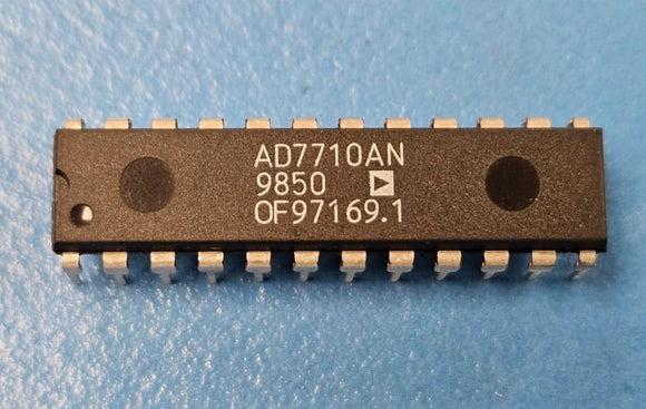 (1PC) AD7710AN ADC, 24-Bit, 1 Func, 2 Channel, Serial Access, CMOS, PDIP24