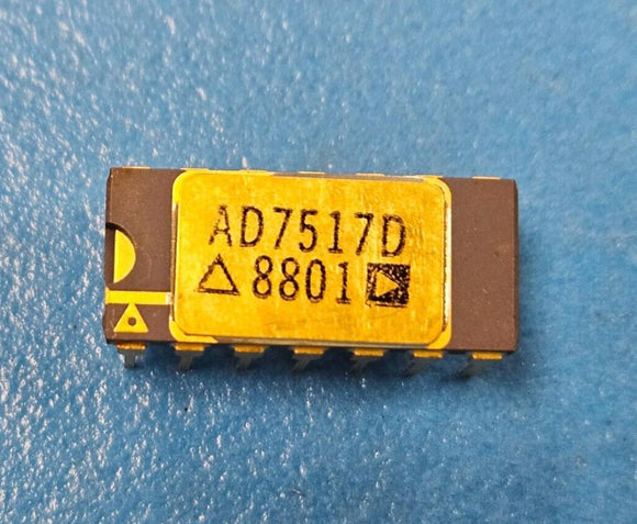(1PC) AD7517D GOLD IC GOLD LEADS CDIP16