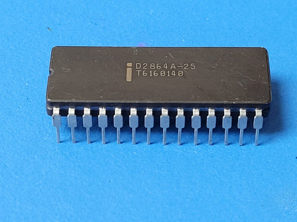 (1 PC) D2864A-25 INTEL EEPROM, 8KX8, 250ns, Parallel, MOS, PDIP28