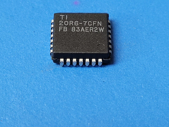 (1 PC) TIBPAL20R6-7CFN TI IC PLD 7NS 28PLCC