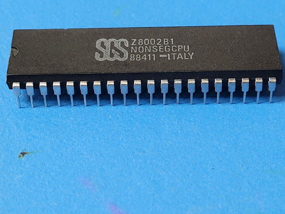 (1PC) Z8002B1 NONSEG CPU SGS RISC Microprocessor 16-Bit 4MHz MOS PDIP40