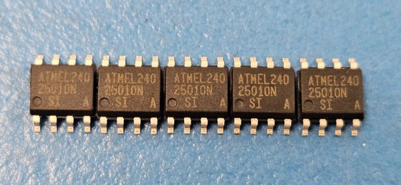(100pcs) AT25010N-10SI EEPROM Memory IC 1Kbit SPI 3 MHz 8-SOIC