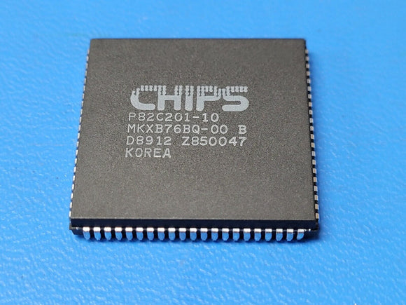 (15 PCS) P82C201-10 CHIPS PC/AT Chipset IC, PLCC 84 PIN 1732T0093 MKXB76BQ-00
