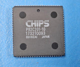 (15 PCS) P82C201-10 CHIPS PC/AT Chipset IC, PLCC 84 PIN 1732T0093 MKXB76BQ-00
