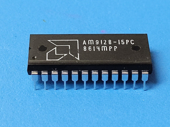 (2 PCS) AM9128-15PC AMD Standard SRAM, 2KX8, 150ns, NMOS, PDIP24