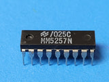 (1 PC) MM5257N NSC Standard SRAM, 4KX1, 450ns, MOS, PDIP18