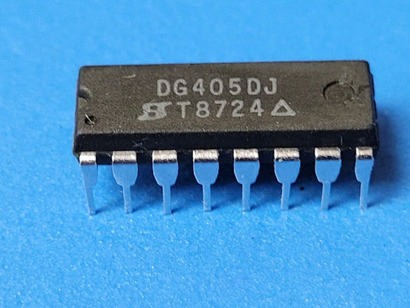 (1 PC) DG405DJ SILICONIX IC SWITCH DPST-NOX2 45OHM 16DIP