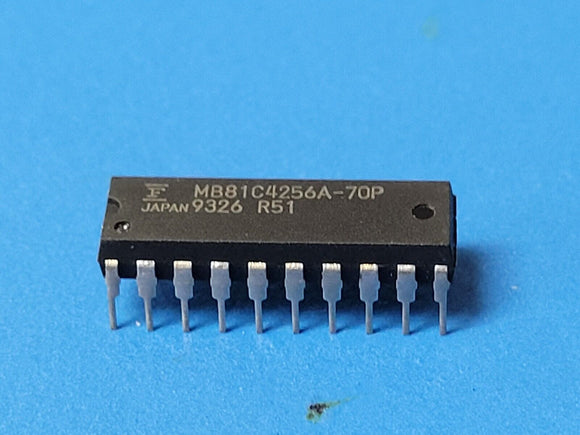 (2 PCS) MB81C4256A-70P FUJITSU Fast Page DRAM, 256KX4, 70ns, CMOS, PDIP20