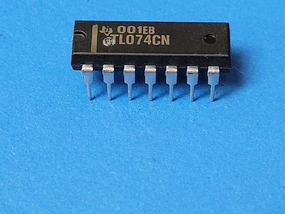 (2 PCS) TL074CN TI J-FET Amplifier 4 Circuit 14-PDIP