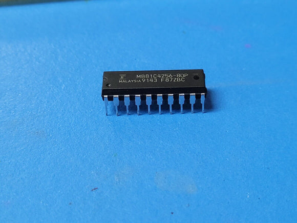 (2 PCS) MB81C4256-80P FUJITSU Fast Page DRAM 256KX4 80ns CMOS PDIP20