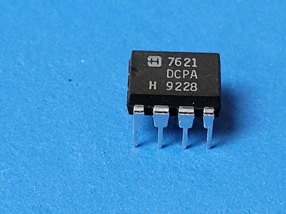 (1 PC) ICL7621DCPA HARRIS Op Amp  2 Func 20000uV Offset-Max CMOS PDIP8