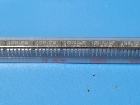 (25 PCS) HEF4072BP PHILIPS OR Gate IC 2 Channel 14-DIP
