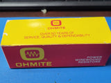 (2 PCS) B8J400 OHMITE Res Wirewound 400 Ohm 5% 8W ±260ppm/°C Vitreous Enamel AXL
