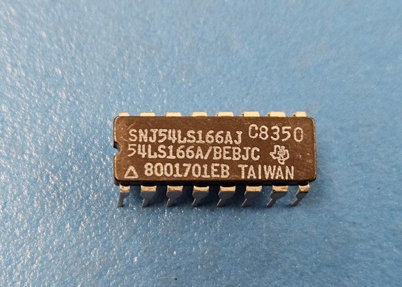 (1PC) SNJ54LS166AJ Parallel In Serial Out, 8-Bit, Right Direction, TTL, CDIP16