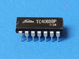 (2 PCS) TC4068BP TOSHIBA AND/NAND Gate, 1-Func, 8-Input, CMOS, PDIP14