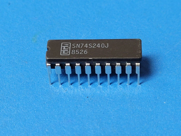 (1 PC) SN74S240J MMI Bus Driver 2-Func 4-Bit Inverted Output TTL CDIP20