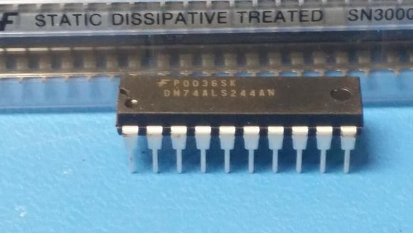(10 PCS) DM74ALS244AN FSC/NSC IC BUFFER NON-INVERT 5.5V 20DIP