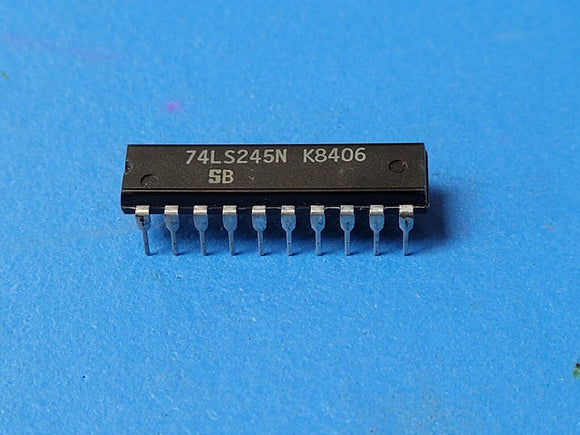 (10 PCS) 74LS245N SIGNETICS IC TXRX NON-INVERT 5.25V 20DIP