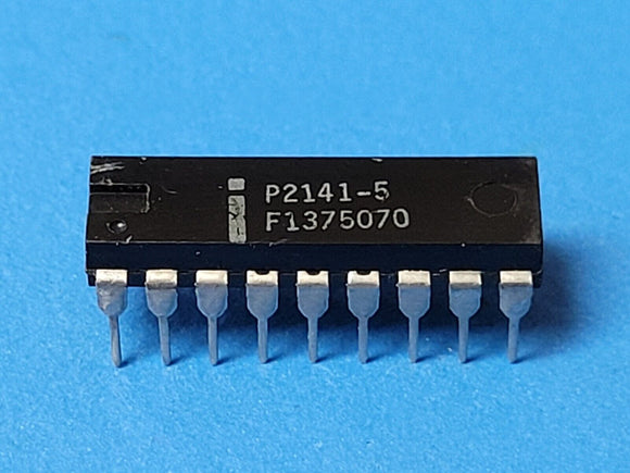 (1 PC) P2141-5 INTEL Standard SRAM, 4KX1, 250ns, MOS, PDIP18