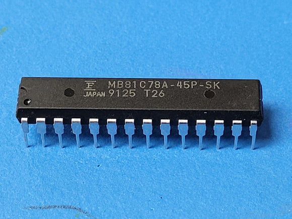(1 PC) MB81C78A-45P-SK FUJITSU Standard SRAM 8KX8 45ns CMOS PDIP28