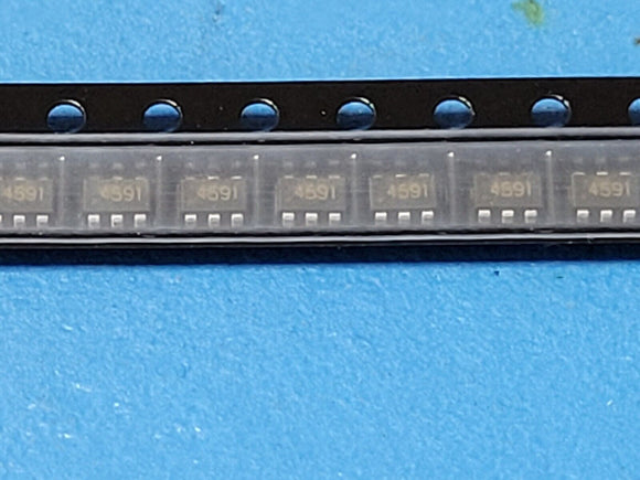 (10 PCS) ZXTD4591E6TA ZETEX TRANS NPN/PNP 60V 1A SOT23-6 ROHS
