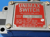 (1 PC) KLB-RH UNIMAX SWITCH 20A 125VAC, 250 OR 480VAC SNAP SWITCH