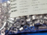 (20 PCS) 1186-6-AL RAF Aluminum Round Unthreaded Spacer 1/4in L, 3/8in OD Spacer