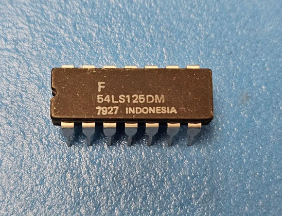 (1PC) 54LS125DM Bus Driver, 1-Func, 4-Bit, True Output, TTL, CDIP14