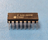 (1PC) 54S134DM NAND Gate, TTL/H/L Series, 1-Func, 12-Input, TTL, CDIP14