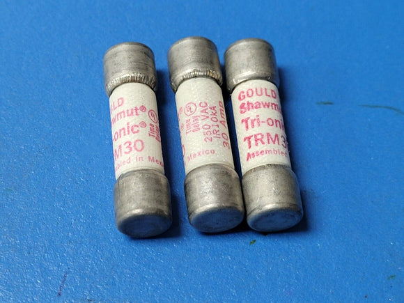 (1 PC) TRM30 Gould Shawmut 30 Amp 250V Fuse