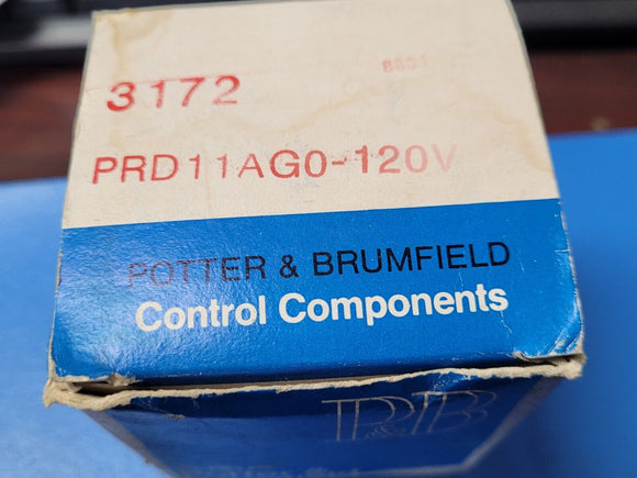 (1 PC) PRD-11AG0-120 P&B Electromechanical Relay DPDT 30A 120VAC 290Ohm