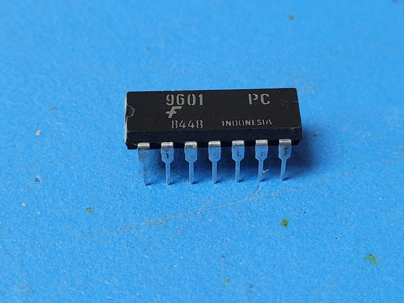 (10 PCS) 9601PC FSC Monostable Multivibrator, 96 Series, 1-Func, TTL PDIP14