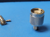 (2 PCS) MALE RF Connector Coaxial N Straight Crimp Plug SILVER PLATED PIN T-6000