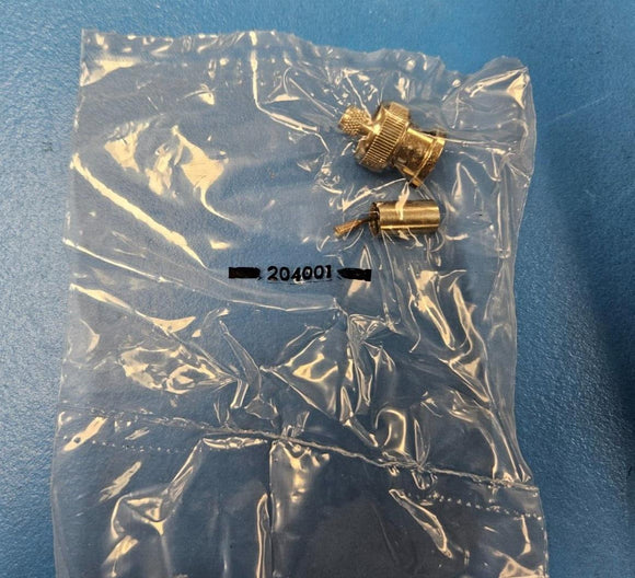 (2 PER ORDER) 204001 Amphenol CONN BNC PLUG STR 75 OHM CRIMP BEYONET LOCK
