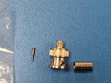 (2 PER ORDER) 204001 Amphenol CONN BNC PLUG STR 75 OHM CRIMP BEYONET LOCK