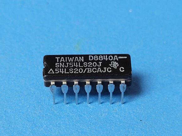 (1 PC) SNJ54LS20J TI NAND Gate 2-Element 4-IN Bipolar 14-Pin CDIP