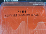 (1 PC) 7151 POMONA Phone Connectors Right Angle 2-Conductor, 1/4 Plug ROHS