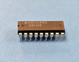 (2PC) AM27S185PC AMD OTP ROM, 2KX4, 50ns, Bipolar, PDIP18