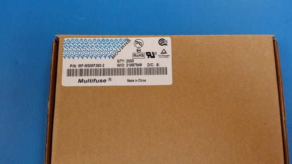 (2000 PCS) MF-MSMF260-2 BOURNS PTC RESETTABLE 2.60A 6V 1812 ROHS