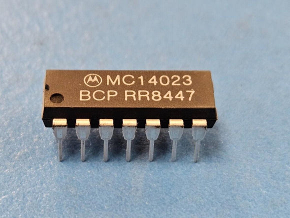 (15PCS) MC14023BCP Motorola NAND Gate, 3-Func, 3-Input, CMOS, PDIP14