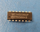 (15PCS) MC14023BCP Motorola NAND Gate, 3-Func, 3-Input, CMOS, PDIP14