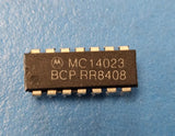 (15PCS) MC14023BCP Motorola NAND Gate, 3-Func, 3-Input, CMOS, PDIP14