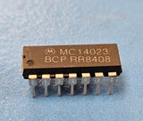 (15PCS) MC14023BCP Motorola NAND Gate, 3-Func, 3-Input, CMOS, PDIP14
