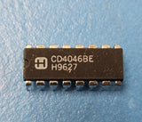 (10PCS) CD4046BE Harris Phase Locked Loop, CMOS, PDIP16