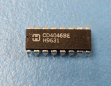 (10PCS) CD4046BE Harris Phase Locked Loop, CMOS, PDIP16