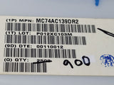 (10 PCS) MC74AC139D, MC74AC139DR2 Decoder/Demultiplexer 1 x 2:4 16-SOIC