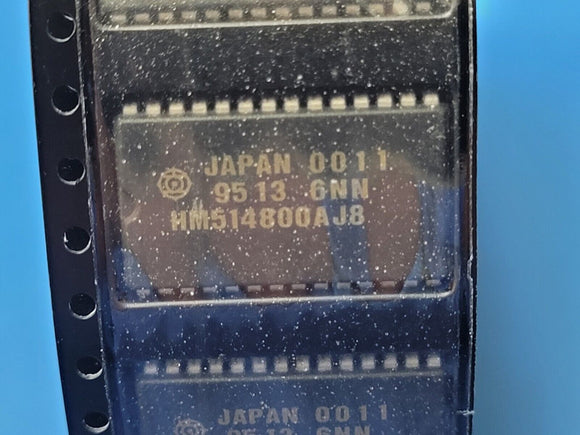(2 PCS) HM514800AJ-8 HITACHI Fast Page DRAM, 512KX8, 80ns, CMOS, SOJ-28