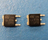 (5PCS) LF33CDT LDO Regulator Pos 3.3V 0.5A 3-Pin(2+Tab) DPAK