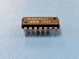 (2PCS) NJU4066BD JRC SPST, 4 Func, 1 Channel, CMOS, PDIP14