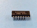(2PCS) NJU4066BD JRC SPST, 4 Func, 1 Channel, CMOS, PDIP14